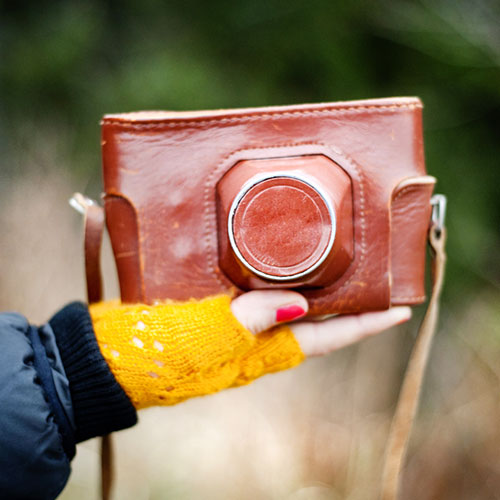 Vegetal Skin Camera Bag